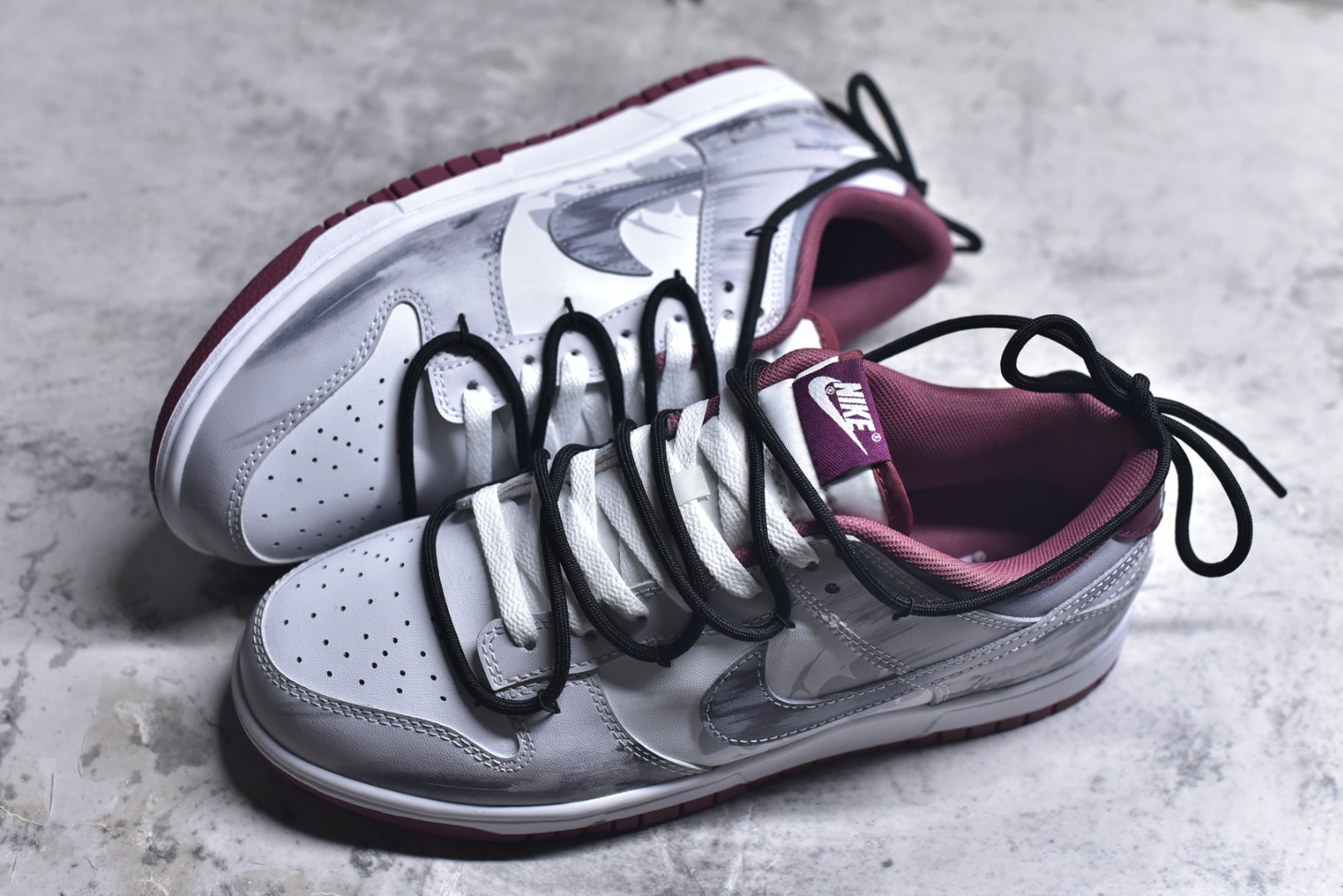 图片[7]-#Nike SB Dunk Low 绑带 周年高端定制 低帮休闲板鞋 DV0833-112 城市废墟 #定制鞋盒 大厂纯原品质出货 超高清洁度 皮料切割干净无任何毛边 细节完美 尺码：40 40.5 41 42 42.5 43 44 44.5 45 46-选品中心