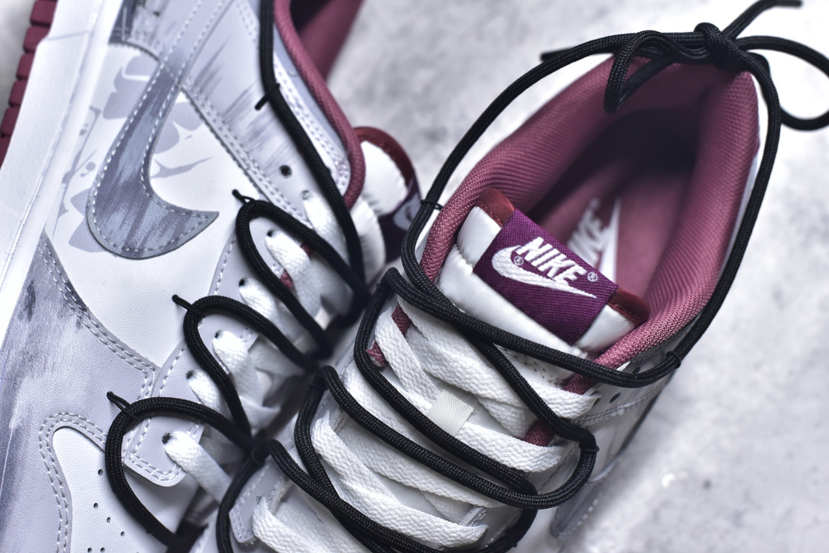 图片[9]-#Nike SB Dunk Low 绑带 周年高端定制 低帮休闲板鞋 DV0833-112 城市废墟 #定制鞋盒 大厂纯原品质出货 超高清洁度 皮料切割干净无任何毛边 细节完美 尺码：40 40.5 41 42 42.5 43 44 44.5 45 46-选品中心