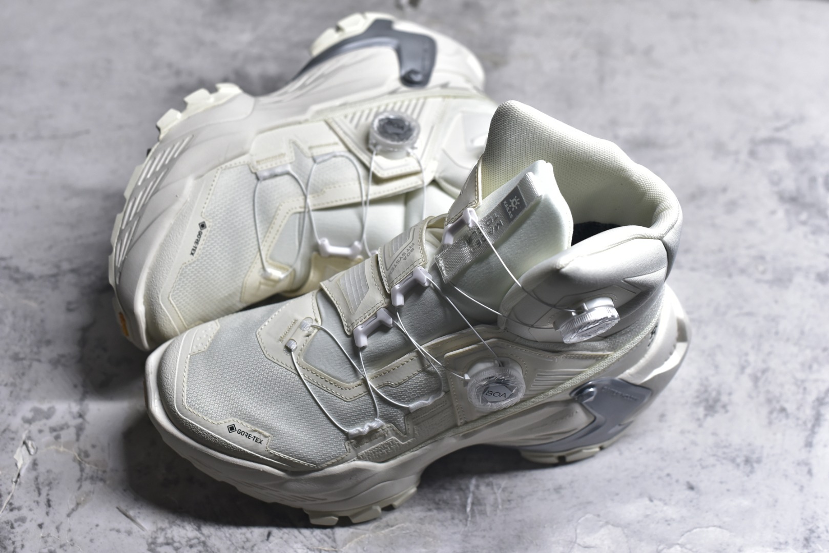 图片[7]-#AILAS凯乐石FUGA EX BOA高帮越野跑山鞋防滑透气弹力户外跑步鞋 透气针织鞋面搭配BOA螺丝系带系统带来舒适便捷的穿着体验较厚的鞋底设计为跑步提供更好的缓震舒适性(前掌及后跟特别加高侧墙，提升侧向稳定效果) 货号： KS2432141 尺码：39-47.5-选品中心