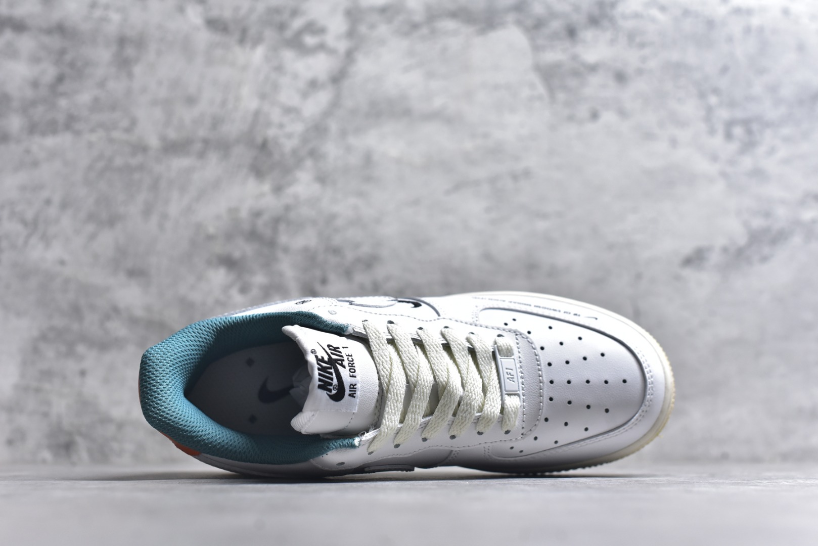 图片[4]-#Air Force 1 \’07白绿橙 原楦头原纸板 纯正空军版型 专注外贸渠道 全掌内置蜂窝气垫 #原盒配件 原厂中底钢印、拉帮完美 货号：DM0970-111 尺码：36 36.5 37.5 38 38.5 39 40 40.5 41 42 42.5 43 44 44.5 45-选品中心