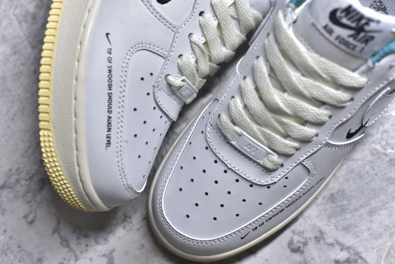 图片[8]-#Air Force 1 \’07白绿橙 原楦头原纸板 纯正空军版型 专注外贸渠道 全掌内置蜂窝气垫 #原盒配件 原厂中底钢印、拉帮完美 货号：DM0970-111 尺码：36 36.5 37.5 38 38.5 39 40 40.5 41 42 42.5 43 44 44.5 45-选品中心