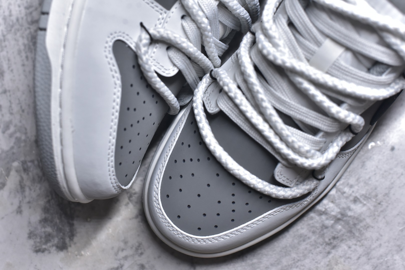 图片[8]-#Nike SB Dunk Low 周年高端定制 低帮休闲板鞋 WG0510 061 白玉京 #定制鞋盒 超高清洁度 皮料切割干净无任何毛边 细节完美 尺码：40 40.5 41 42 42.5 43 44 44.5 45 46-选品中心