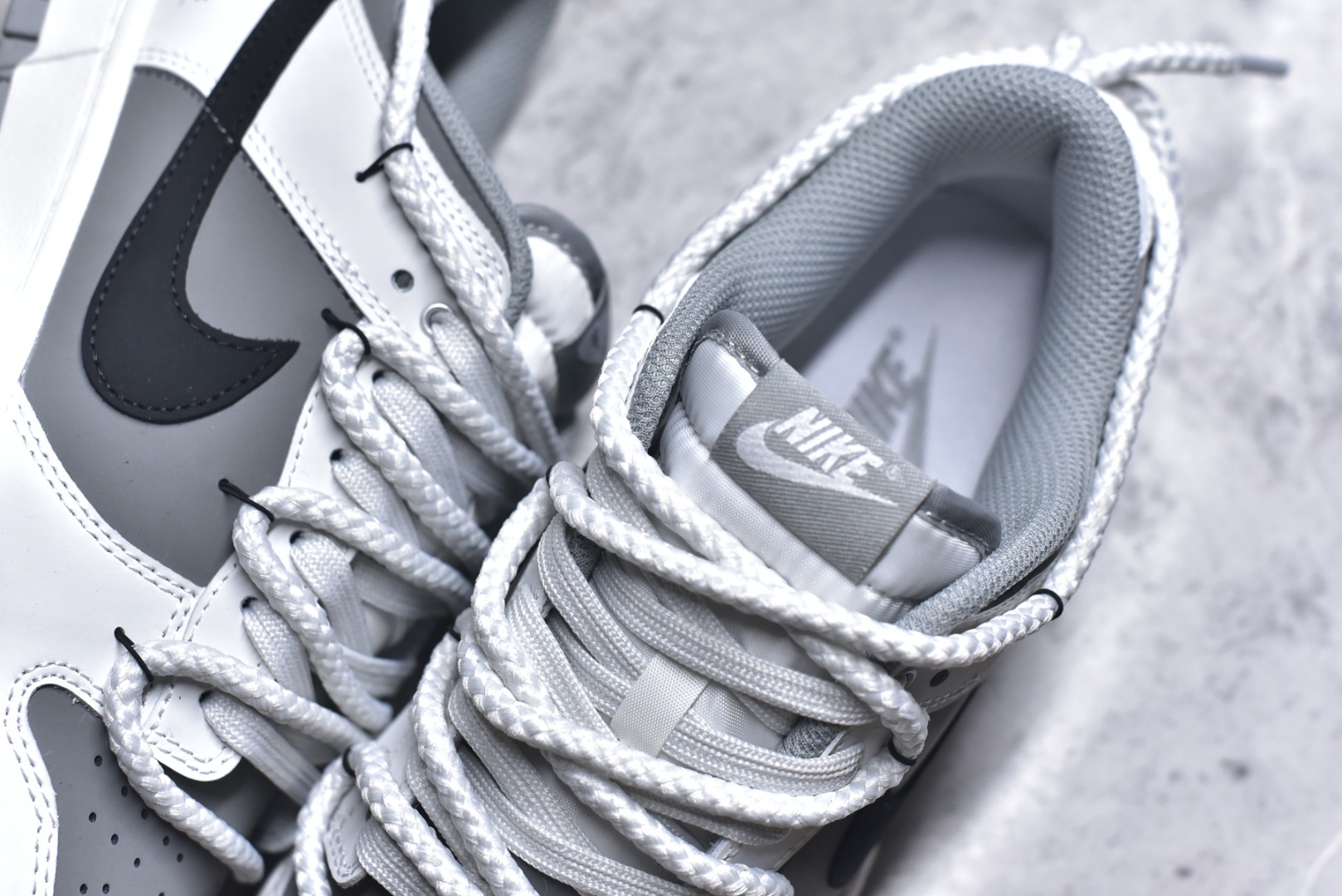 图片[9]-#Nike SB Dunk Low 周年高端定制 低帮休闲板鞋 WG0510 061 白玉京 #定制鞋盒 超高清洁度 皮料切割干净无任何毛边 细节完美 尺码：40 40.5 41 42 42.5 43 44 44.5 45 46-选品中心