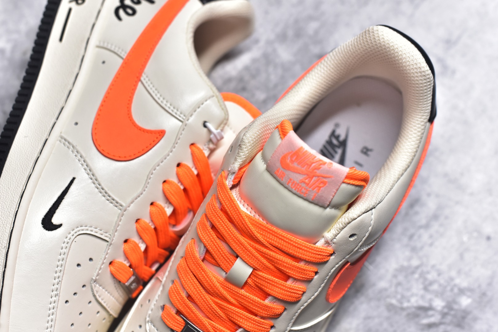 图片[9]-#海外限量发售！公司级NIke Air Force 1 \’07 Low 米白艳橙 空军一号低帮 运动鞋 休闲鞋 折边针车 工艺难度大 原楦头原纸板 高端定制鞋盒 原厂鞋底 超高清洁度 细节完美 货号：NH0601-582 尺码：36 36.5 37.5 38 38.5 39 40 40.5 41 42 42.5 43 44 44.5 45-选品中心