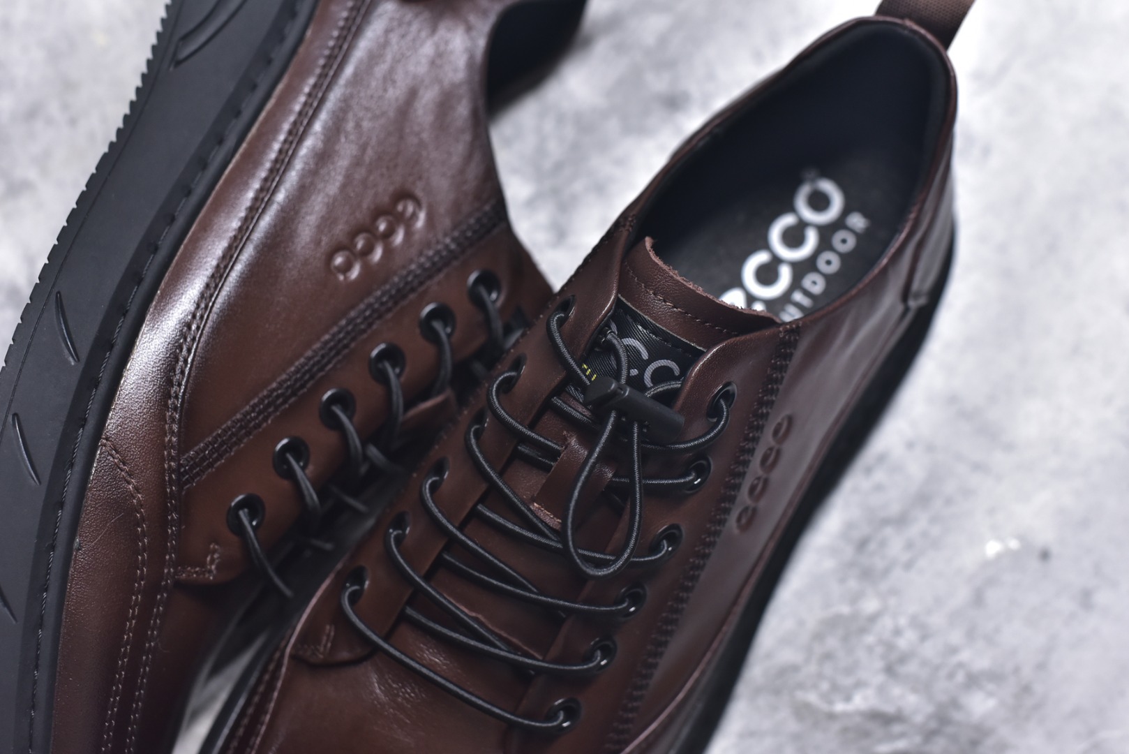 图片[9]-#Ecco 爱步 正装休闲系列男士套脚鞋 #版型简约大气耐看 精选头层小牛皮 皮面超软 纹理清晰 细腻 质感强 穿着舒适 档次高 便捷鞋带 套脚即穿 橡胶软底 天然橡胶 抗震防滑 耐磨耐折 轻便舒适 车线加固 软底软面 脚感一流真材实料 免检品质 质量保证 货号：583208-01003 尺码：38 39 40 41 42 43 44 皮鞋码-选品中心