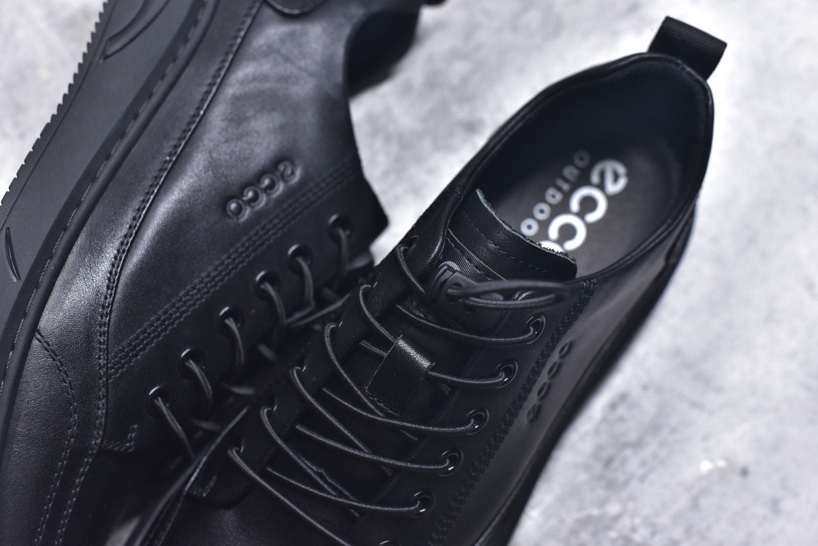 图片[9]-#Ecco 爱步 正装休闲系列男士套脚鞋 #版型简约大气耐看 精选头层小牛皮 皮面超软 纹理清晰 细腻 质感强 穿着舒适 档次高 便捷鞋带 套脚即穿 橡胶软底 天然橡胶 抗震防滑 耐磨耐折 轻便舒适 车线加固 软底软面 脚感一流真材实料 免检品质 质量保证 货号：583208-01001 尺码：38 39 40 41 42 43 44 皮鞋码-选品中心