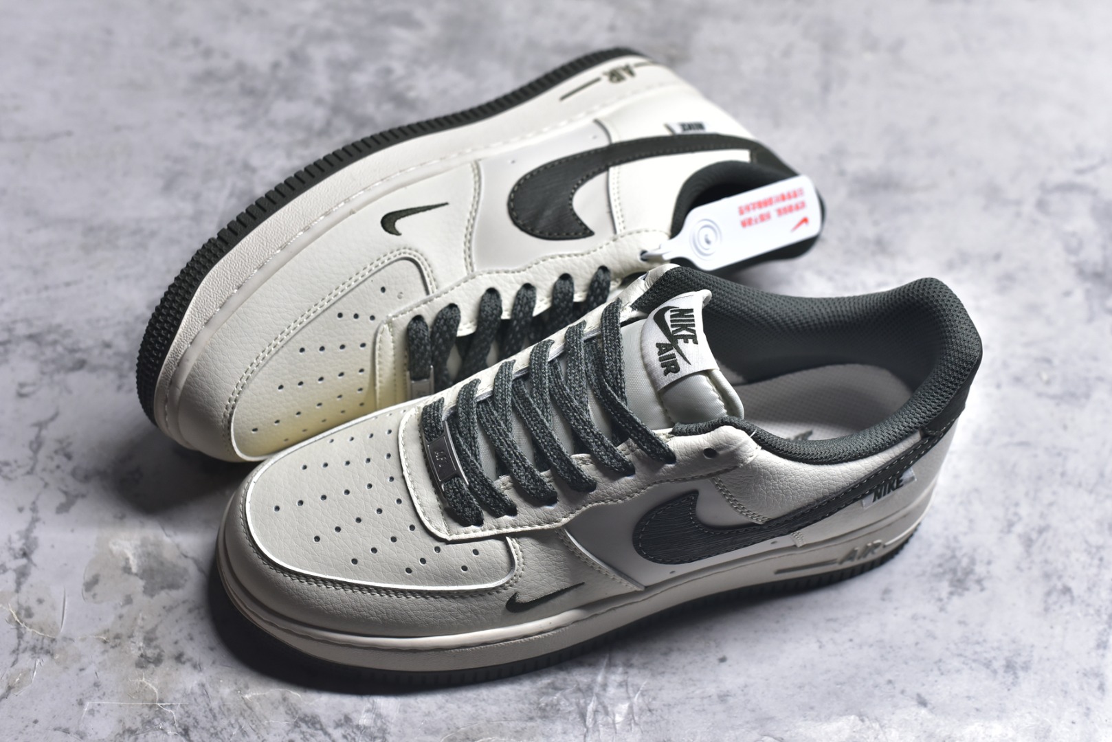 图片[7]-#海外限量发售！公司级NIke Air Force 1 \’07 Low “NIKE-树纹墨绿”空军一号 低帮 运动鞋 休闲鞋 折边针车 工艺难度大 原楦头原纸板 原装鞋盒 定制五金配件 内置全掌气垫 原厂鞋底 货号：SM6668-125 尺码：36 36.5 37.5 38 38.5 39 40 40.5 41 42 42.5 43 44 44.5 45-选品中心