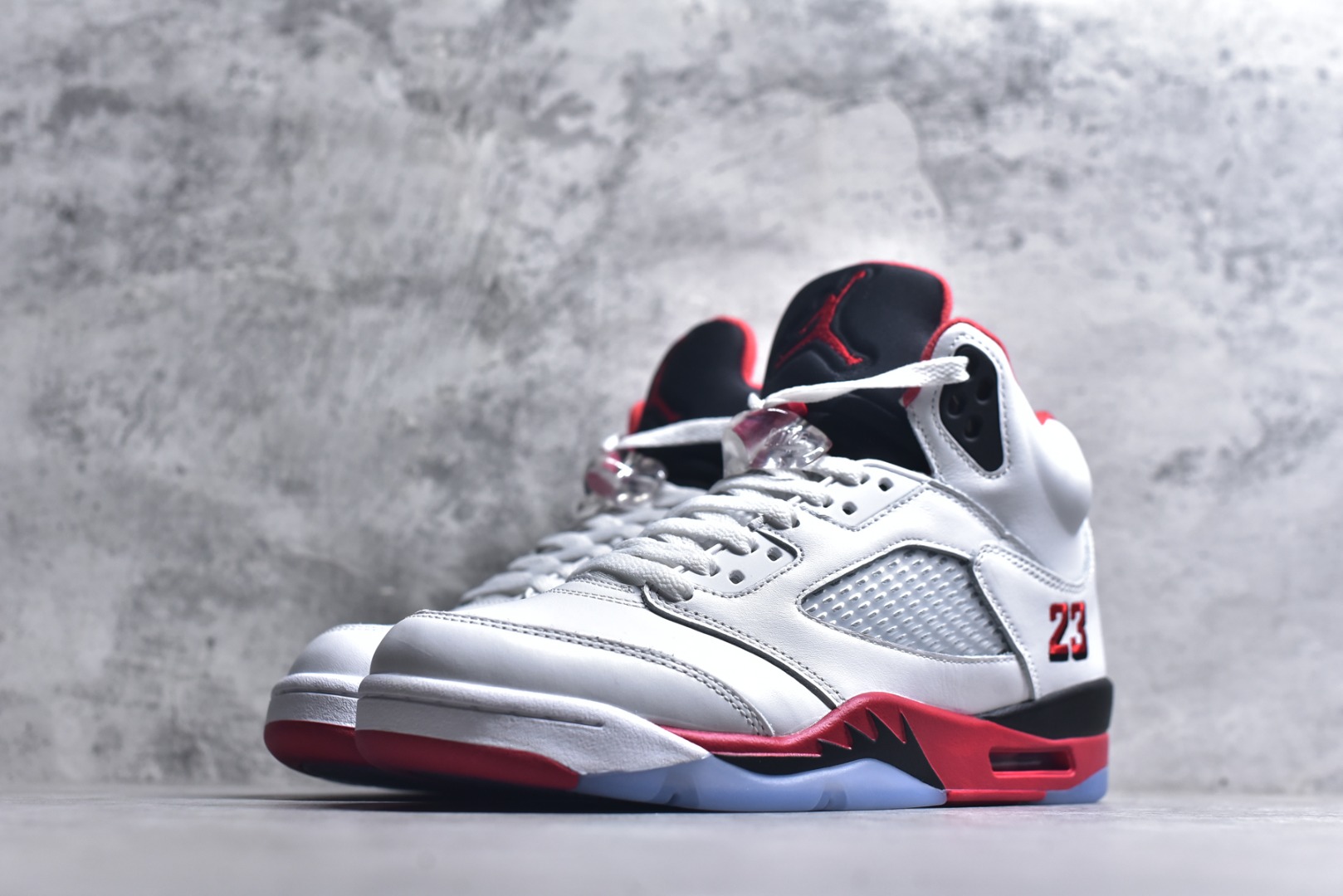 图片[2]-#顶级原版 头层皮 AJ5 乔5 白红 HQ7978-101 男鞋 40 40.5 41 42 42.5 43 44 44.5 45 46 47.5-选品中心