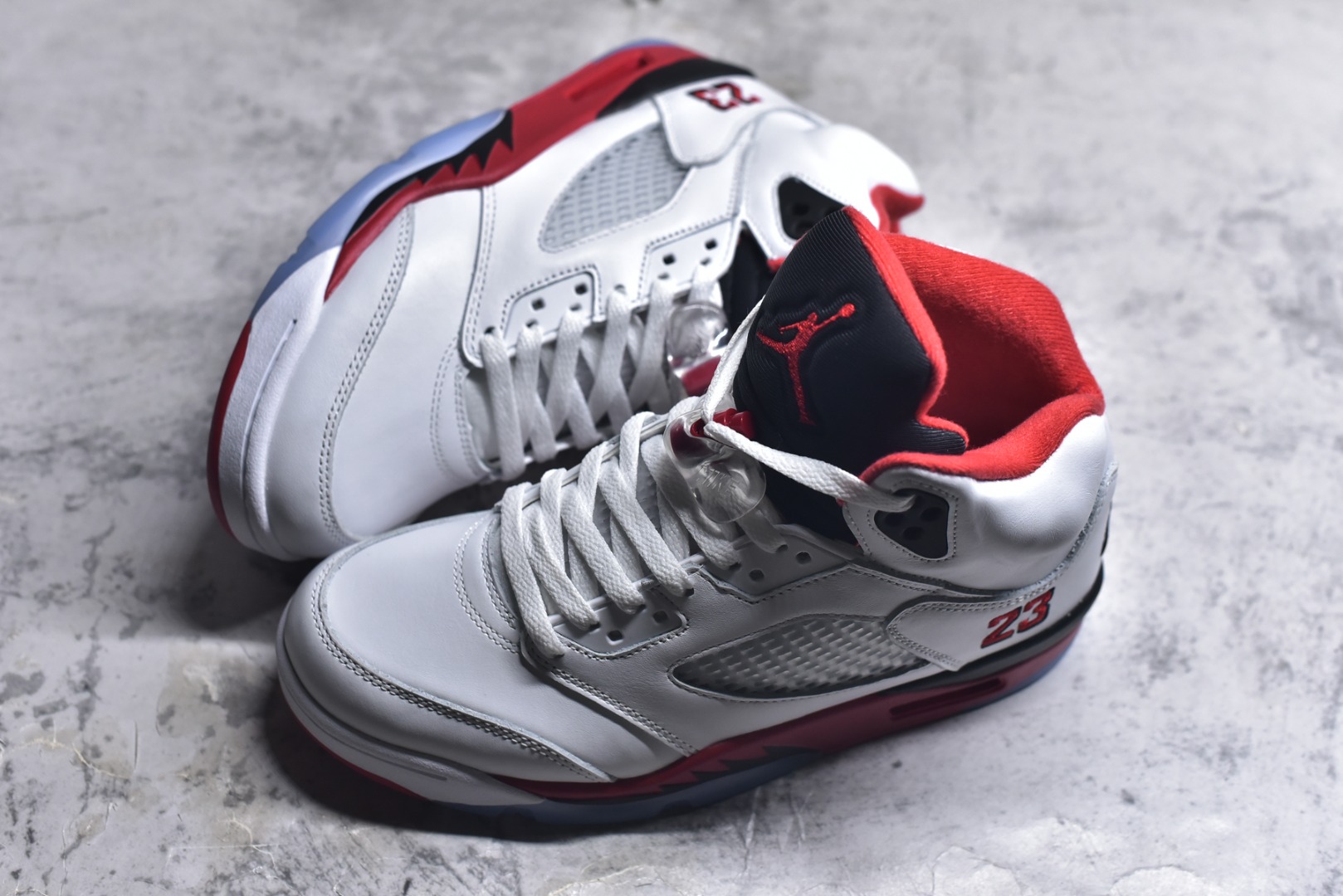 图片[7]-#顶级原版 头层皮 AJ5 乔5 白红 HQ7978-101 男鞋 40 40.5 41 42 42.5 43 44 44.5 45 46 47.5-选品中心