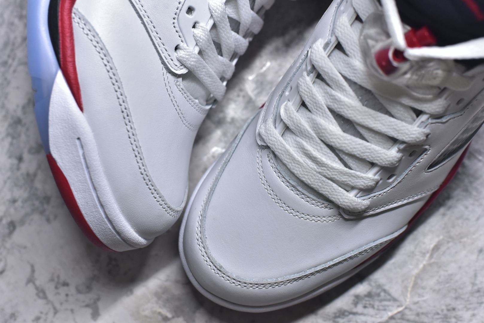 图片[8]-#顶级原版 头层皮 AJ5 乔5 白红 HQ7978-101 男鞋 40 40.5 41 42 42.5 43 44 44.5 45 46 47.5-选品中心