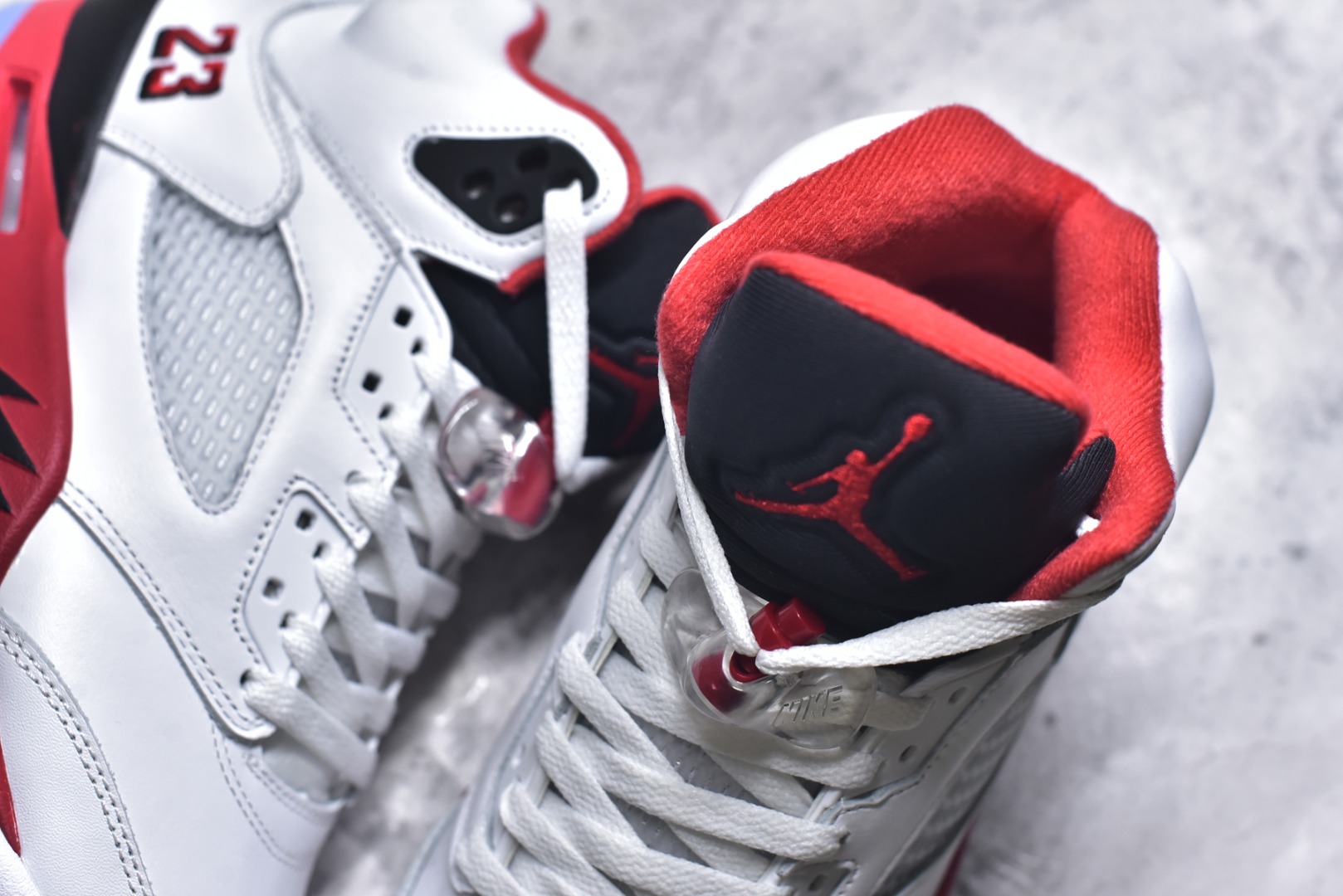 图片[9]-#顶级原版 头层皮 AJ5 乔5 白红 HQ7978-101 男鞋 40 40.5 41 42 42.5 43 44 44.5 45 46 47.5-选品中心