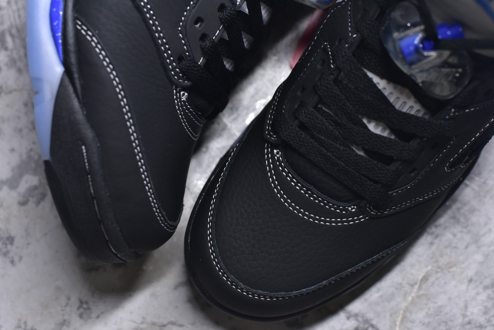 图片[8]-#顶级原版 头层皮 AJ5 乔5 黑蓝 DV4982-004 男女鞋 36 36.5 37.5 38 38.5 39 40 40.5 41 42 42.5 43 44 44.5 45 46 47.5-选品中心