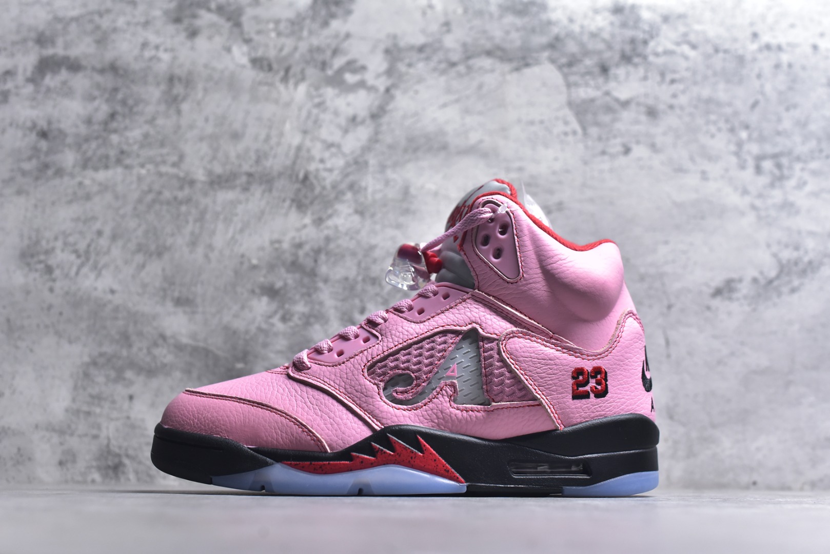 #顶级原版 头层皮 AJ5 乔5 粉色 DV4982-600 男女鞋 36 36.5 37.5 38 38.5 39 40 40.5 41 42 42.5 43 44 44.5 45 46 47.5-选品中心