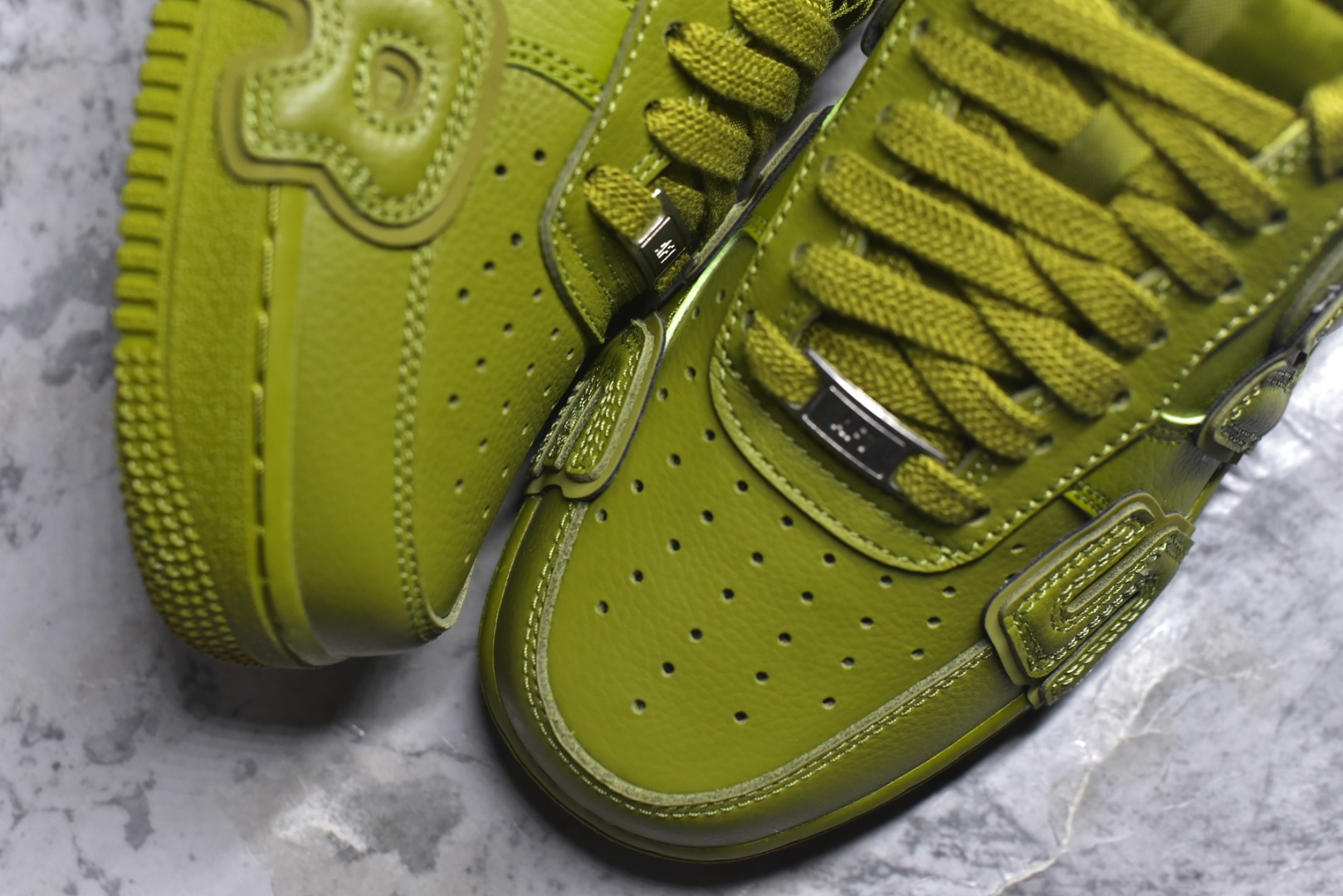 图片[8]-#CPFM x Nike Air Force 1\’07 Low 联名款 空军一号低帮休闲板鞋 FQ7069-300 #大厂出品 原楦原纸板 客供原厂材料开发 极致一眼正品既视感 细节如图所示 尺码：36 36.5 37.5 38 38.5 39 40 40.5 41 42 42.5 43 44 44.5 45 46 47.5-选品中心