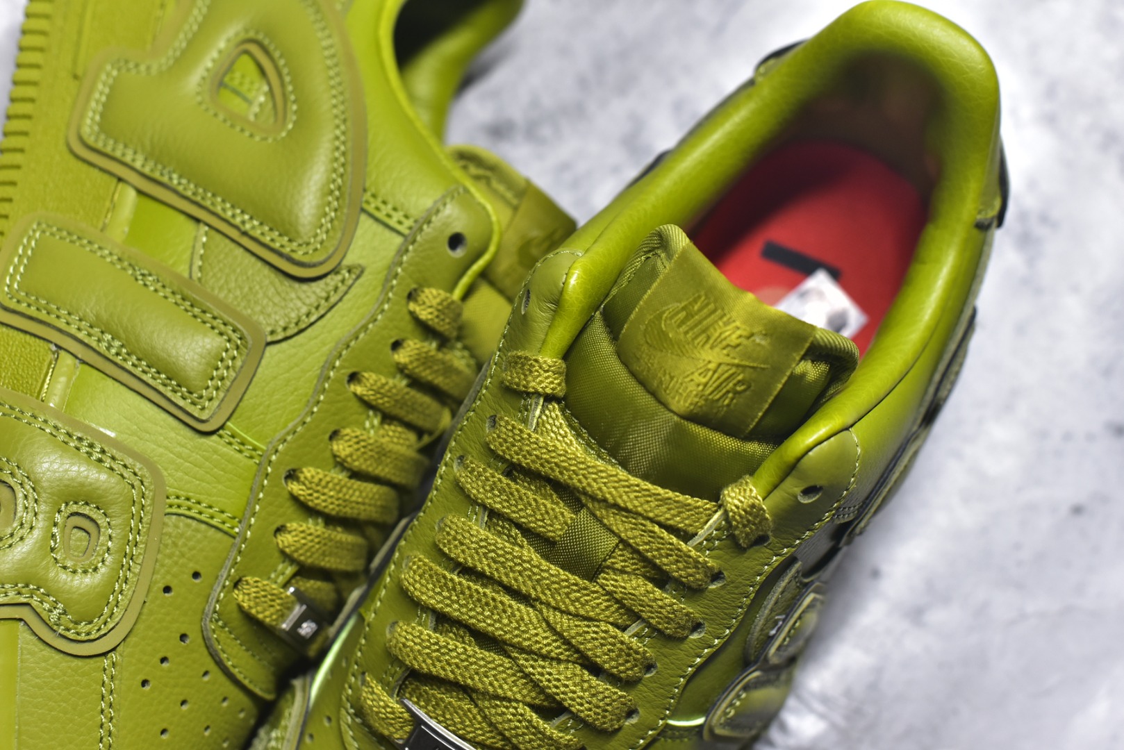 图片[9]-#CPFM x Nike Air Force 1\’07 Low 联名款 空军一号低帮休闲板鞋 FQ7069-300 #大厂出品 原楦原纸板 客供原厂材料开发 极致一眼正品既视感 细节如图所示 尺码：36 36.5 37.5 38 38.5 39 40 40.5 41 42 42.5 43 44 44.5 45 46 47.5-选品中心