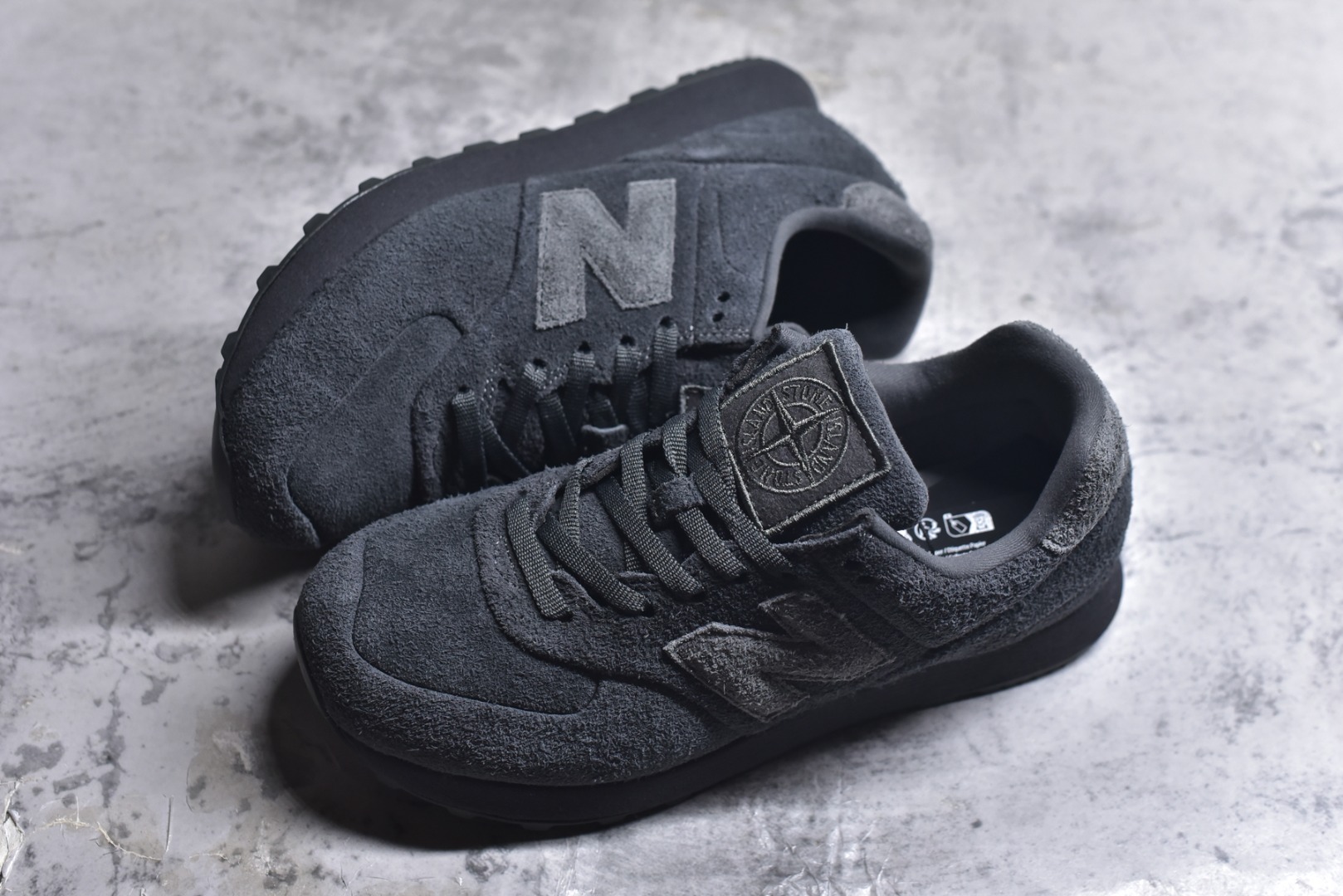 图片[7]-#STONE ISLAND x New Balance NB 574 LEGACY Ghost 复古运动跑步鞋 采用猪巴革组合网织物鞋面材质 全新4层组合独立私模大底 货号：U574BST1 尺码：36 36.5 37.5 38 38.5 39 40 40.5 41.5 42 42.5 43 44 45-选品中心