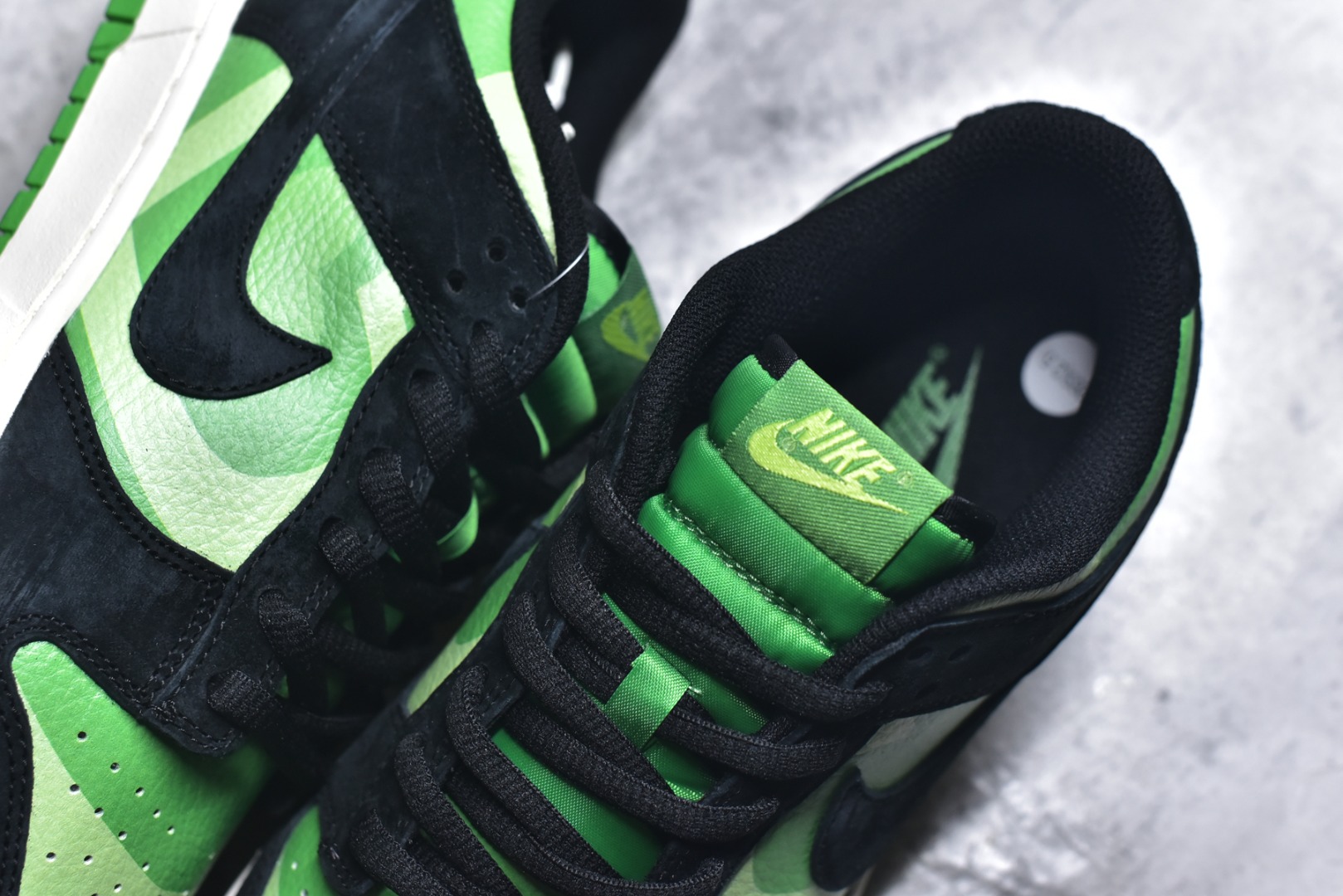 图片[9]-#Nike Dunk Low 联名黑绿 飞天小女警 货号：GP5532 062 尺码：36 36.5 37.5 38 38.5 39 40 40.5 41 42 42.5 43 44 44.5 45-选品中心