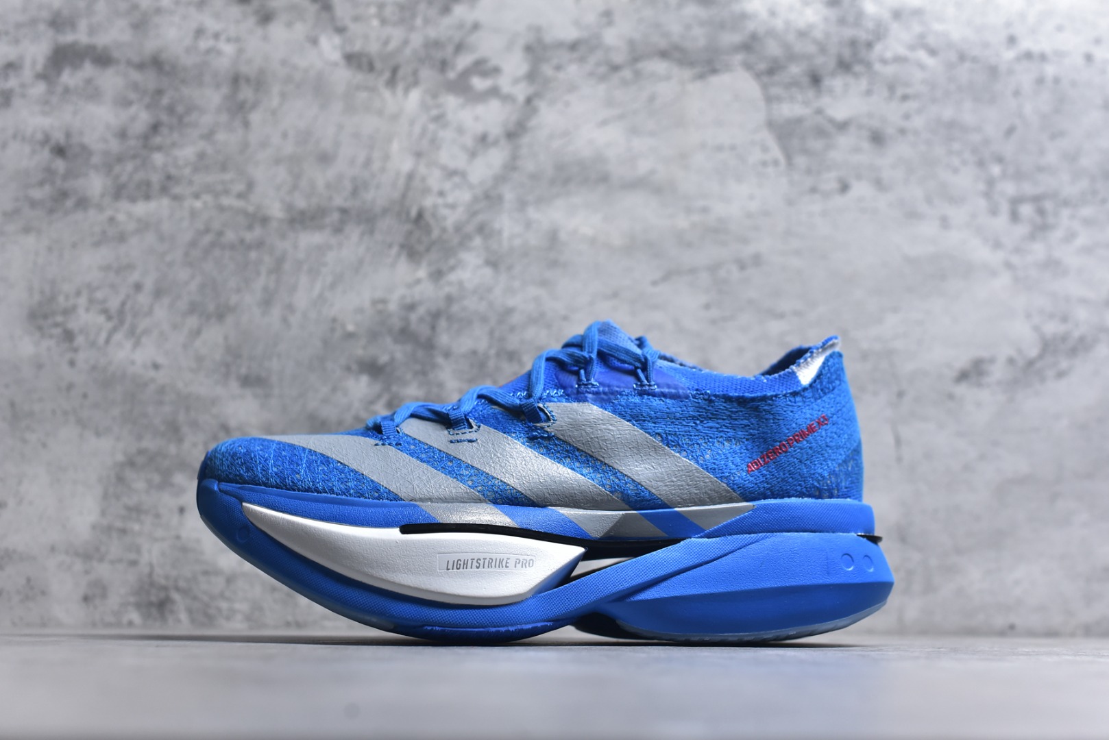 #adidas Adizero Prime X 3.0 Strung 舒适防滑耐磨 低帮 长跑短跑跑步鞋 男女同款 JQ0615 原鞋数据开版 带全掌碳板 碳柱 顶级发泡爆米花六层组合大底 跑步健身无忧 超高颜值 百搭款 尺码：36 37 38 39 404142 43 44 45-选品中心