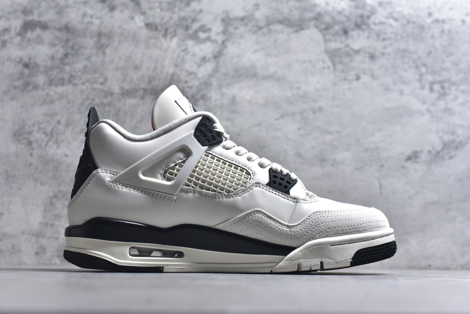 图片[3]-#Jordan Air Jordan 4 Retro \”Flight Club\”舒适百搭 防滑耐磨 中帮 复古篮球鞋 男款 白黑红 IM4002-100 男鞋 40 40.5 41 42 42.5 43 44 44.5 45 46 47.5-选品中心