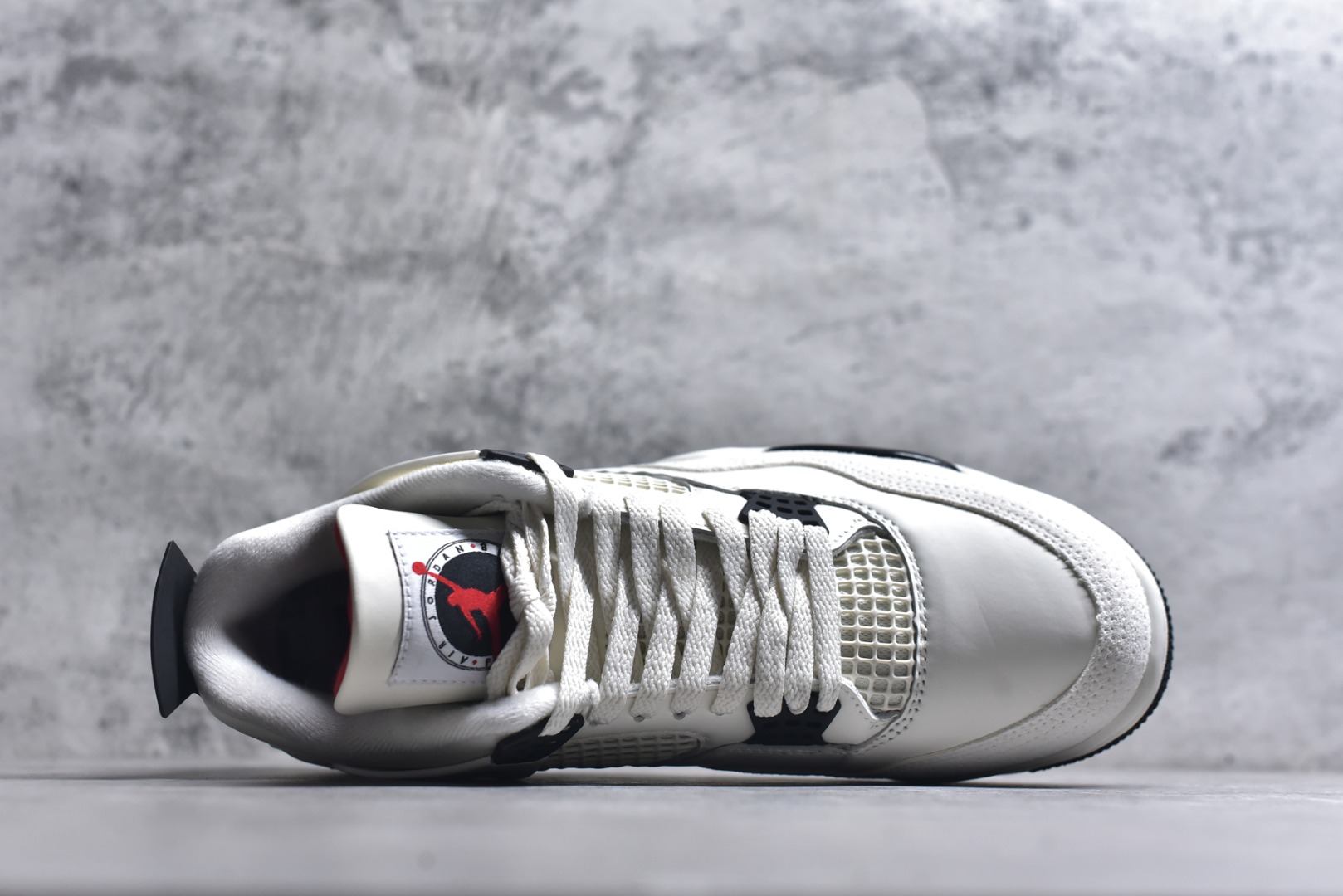 图片[4]-#Jordan Air Jordan 4 Retro \”Flight Club\”舒适百搭 防滑耐磨 中帮 复古篮球鞋 男款 白黑红 IM4002-100 男鞋 40 40.5 41 42 42.5 43 44 44.5 45 46 47.5-选品中心