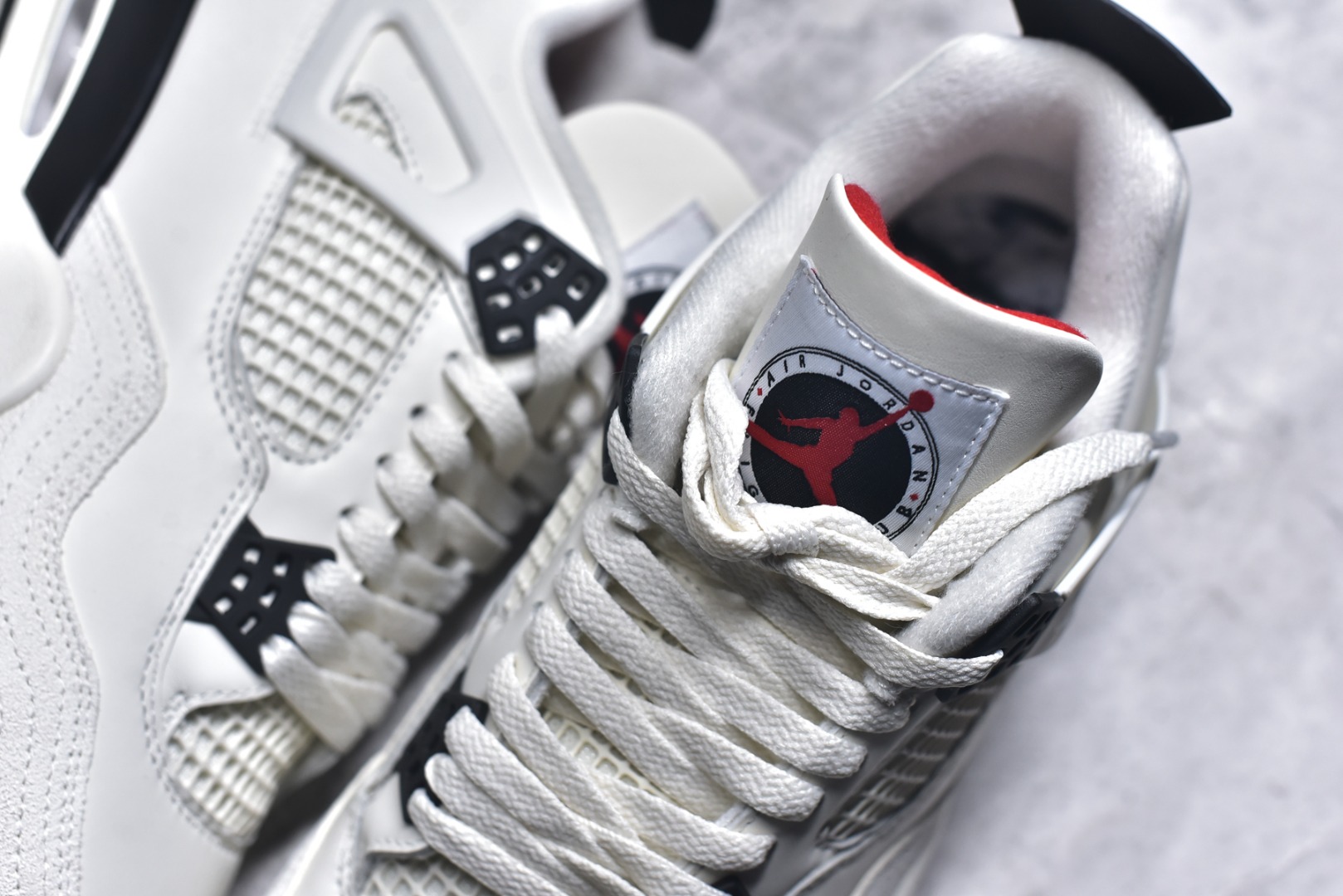 图片[9]-#Jordan Air Jordan 4 Retro \”Flight Club\”舒适百搭 防滑耐磨 中帮 复古篮球鞋 男款 白黑红 IM4002-100 男鞋 40 40.5 41 42 42.5 43 44 44.5 45 46 47.5-选品中心