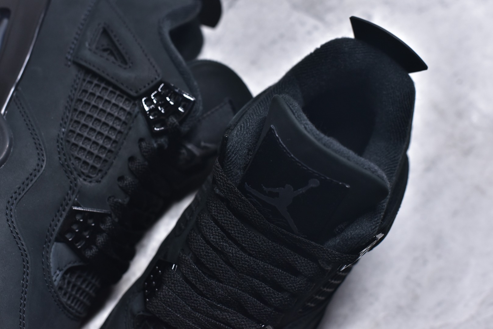 图片[9]-#Jordan Air Jordan 4 \”Black Cat\” 黑猫 时尚舒适 中帮 复古篮球鞋 男鞋 黑碳灰 FV5029-010 男鞋 40 40.5 41 42 42.5 43 44 44.5 45 46 47.5-选品中心