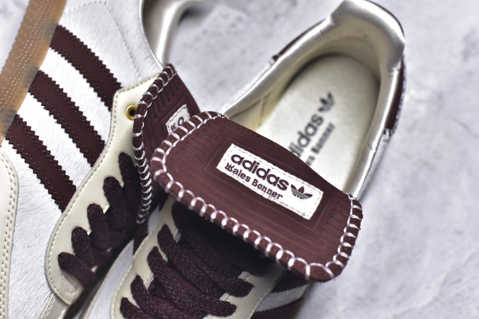 图片[9]-#WALES BONNER x adidas originals Samba Pony Tonal 舒适 耐磨 低帮 板鞋 男女同款 米白 三阿迪达斯叶草休闲防滑耐磨低帮板鞋 货号：IE0586 尺码： 36 36.5 37.5 38 38.5 39 40 40.5 41 42 42.5 43 44 44.5 45-选品中心