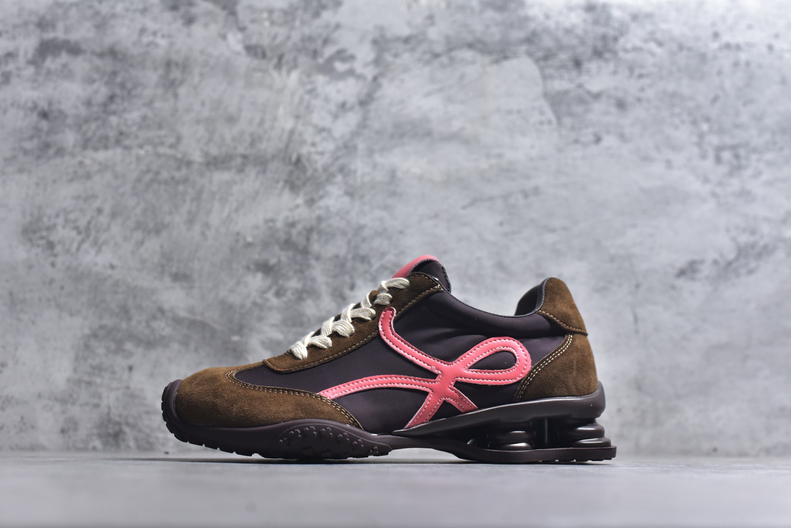 #GGCC 弹簧厚底气垫缓震休闲老爹鞋 绑带 织物材质 小红书爆款休闲鞋 货号：G26U9211H 尺码：35-40-选品中心