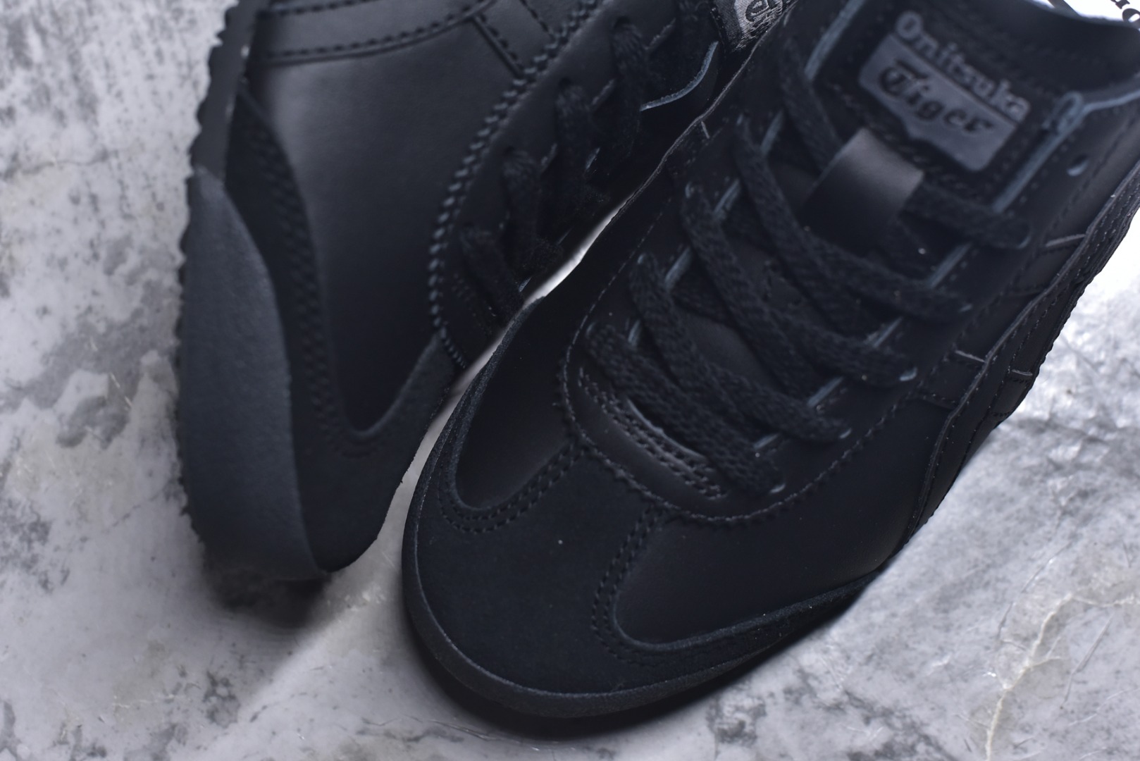 图片[8]-#Onitsuka Tiger鬼塚虎 MEXICO 66 进口皮料 一比一复刻 舒适百搭 低帮 板鞋 男女同款 T18全黑 1183C102-002 尺码 35 36 37 37.5 38 39 39.5 40 40.5 41.5 42 42.5 43.5 44 44.5 45-选品中心