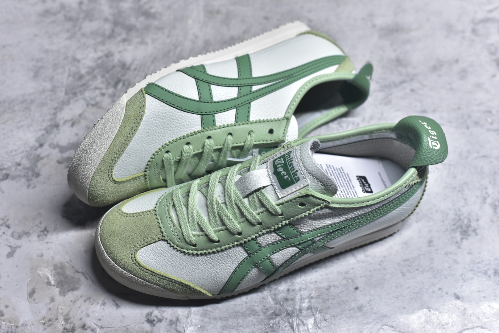 图片[7]-#Onitsuka Tiger鬼塚虎 MEXICO 66 进口皮料 一比一复刻 舒适百搭 低帮 板鞋 男女同款 T20青苹果 1183A201-304 尺码 35 36 37 37.5 38 39 39.5 40 40.5 41.5 42 42.5 43.5 44 44.5 45-选品中心