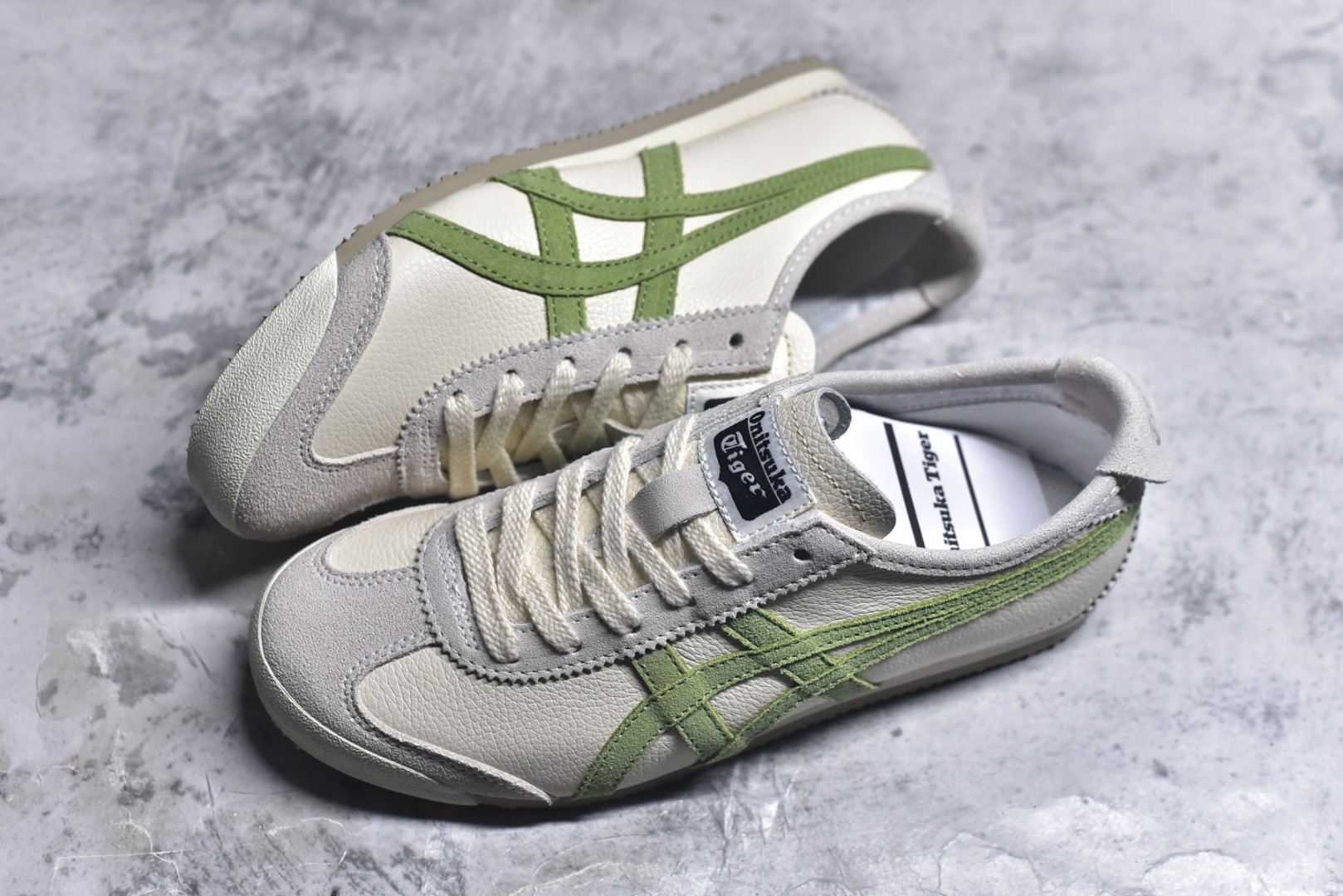 图片[7]-#Onitsuka Tiger鬼塚虎 MEXICO 66 进口皮料 一比一复刻 舒适百搭 低帮 板鞋 男女同款 T8米绿 1183B391-202 尺码 35 36 37 37.5 38 39 39.5 40 40.5 41.5 42 42.5 43.5 44 44.5 45-选品中心