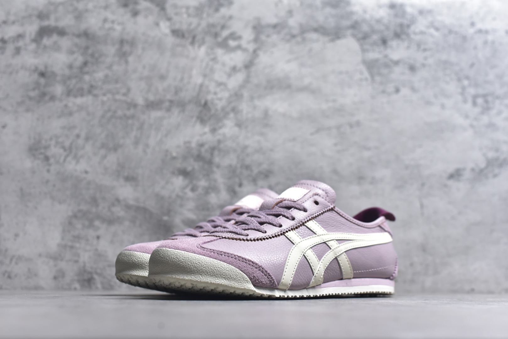 图片[2]-#Onitsuka Tiger鬼塚虎 MEXICO 66 进口皮料 一比一复刻 舒适百搭 低帮 板鞋 男女同款 T24香芋紫 1183B771-703 尺码 35 36 37 37.5 38 39 39.5-选品中心