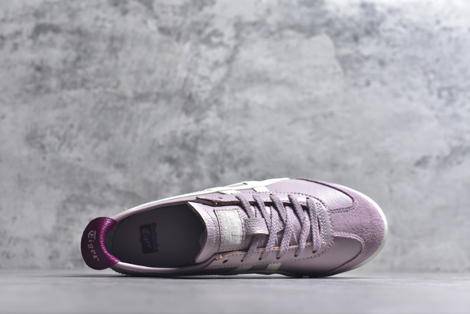 图片[4]-#Onitsuka Tiger鬼塚虎 MEXICO 66 进口皮料 一比一复刻 舒适百搭 低帮 板鞋 男女同款 T24香芋紫 1183B771-703 尺码 35 36 37 37.5 38 39 39.5-选品中心