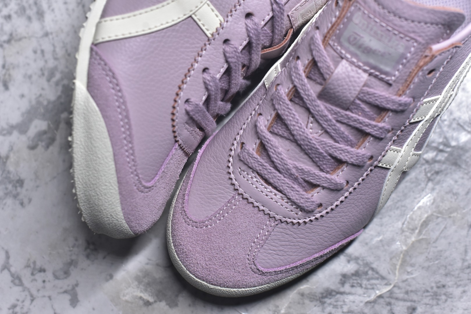 图片[8]-#Onitsuka Tiger鬼塚虎 MEXICO 66 进口皮料 一比一复刻 舒适百搭 低帮 板鞋 男女同款 T24香芋紫 1183B771-703 尺码 35 36 37 37.5 38 39 39.5-选品中心