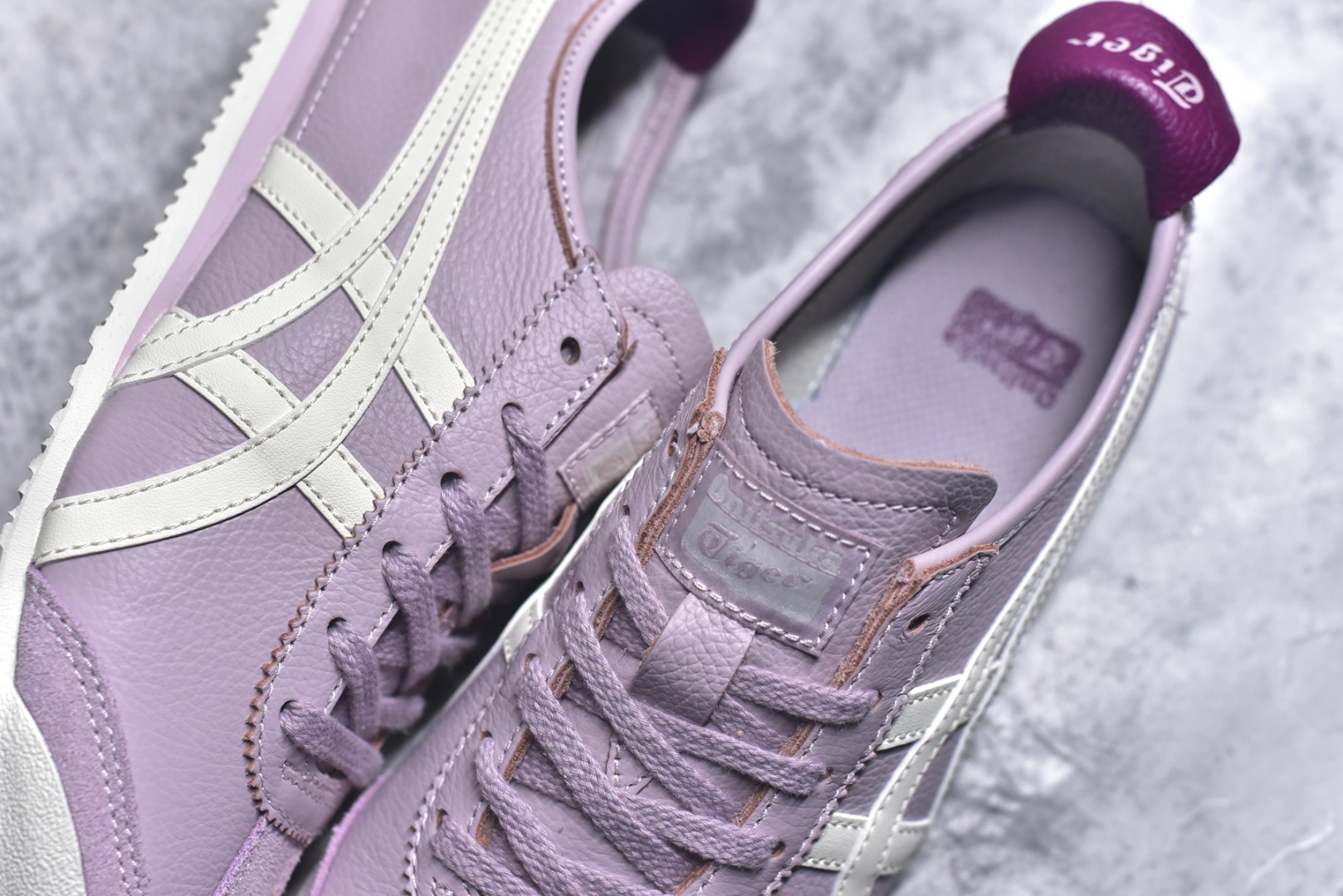 图片[9]-#Onitsuka Tiger鬼塚虎 MEXICO 66 进口皮料 一比一复刻 舒适百搭 低帮 板鞋 男女同款 T24香芋紫 1183B771-703 尺码 35 36 37 37.5 38 39 39.5-选品中心