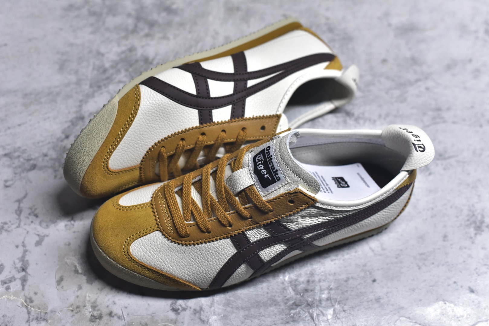 图片[7]-# Onitsuka Tiger鬼塚虎 MEXICO 66 进口皮料 一比一复刻 舒适百搭 低帮 板鞋 男女同款 T3米棕 1183A201-117 尺码 35 36 37 37.5 38 39 39.5 40 40.5 41.5 42 42.5 43.5 44 44.5 45-选品中心