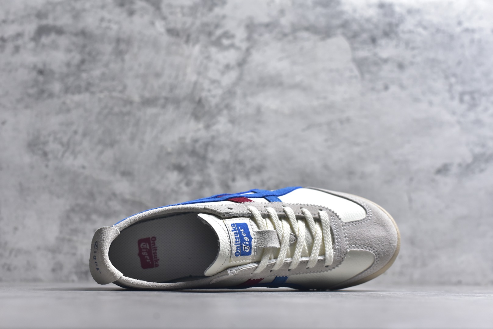 图片[4]-#Onitsuka Tiger鬼塚虎 MEXICO 66 进口皮料 一比一复刻 舒适百搭 低帮 板鞋 男女同款 T13米白蓝红 TH2J4L-0142 尺码 35 36 37 37.5 38 39 39.5 40 40.5 41.5 42 42.5 43.5 44 44.5 45-选品中心