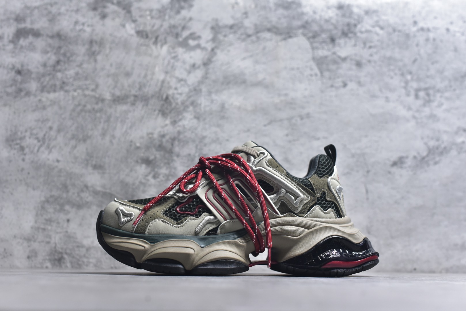 #GG-CC 明星同款绑带风休闲生活鞋 马年限定款配色️ G25X3232B 增高厚底女鞋 尺码：35 36 37 38 39 40-选品中心