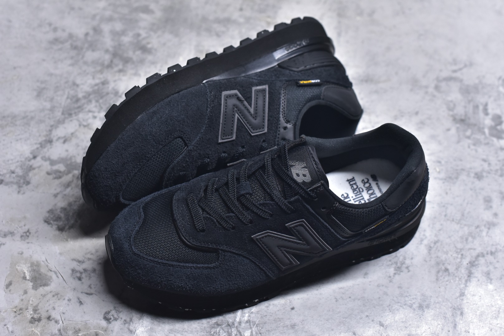 图片[7]-#New Balance NB 574棕蓝色 复古运动跑步鞋 采用猪巴革组合网织物鞋面材质 全新4层组合独立私模大底 货号：U574LGMT 尺码：36 36.5 37.5 38 38.5 39 40 40.5 41.5 42 42.5 43 44 45-选品中心