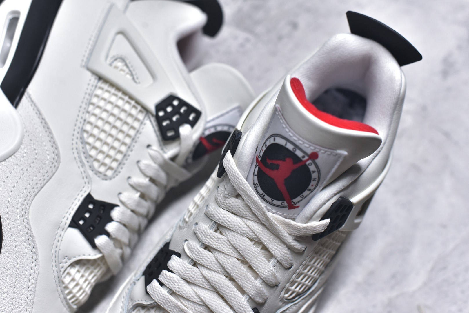 图片[9]-#Jordan Air Jordan 4 Retro \”Flight Club\”舒适百搭 防滑耐磨 中帮 复古篮球鞋 男款 白黑红 IM4002-100 男鞋 40 40.5 41 42 42.5 43 44 44.5 45 46 47.5 48.5-选品中心