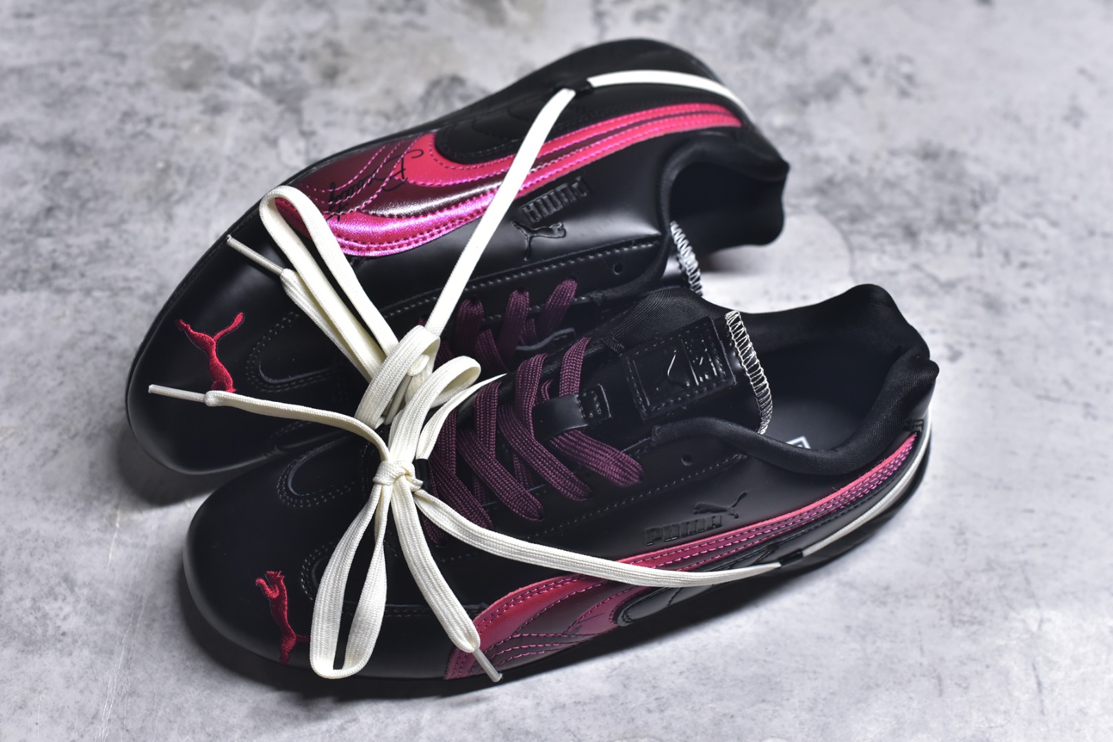 图片[7]-# 彪马 赛车鞋 蝴蝶结白绑带 404391-01 男女鞋 35.5-45-选品中心