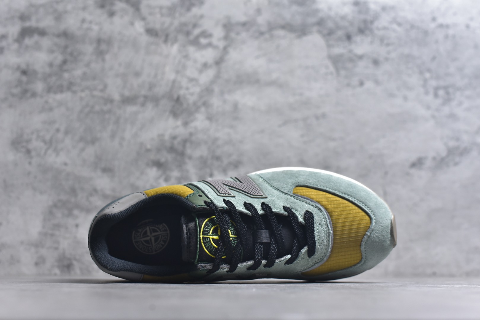 图片[4]-#New Balance NB 574 x 石头岛 复古运动跑步鞋 采用猪巴革组合网织物鞋面材质 全新4层组合独立私模大底 货号：U574LGTN 尺码：36 36.5 37.5 38 38.5 39 40 40.5 41.5 42 42.5 43 44 45-选品中心