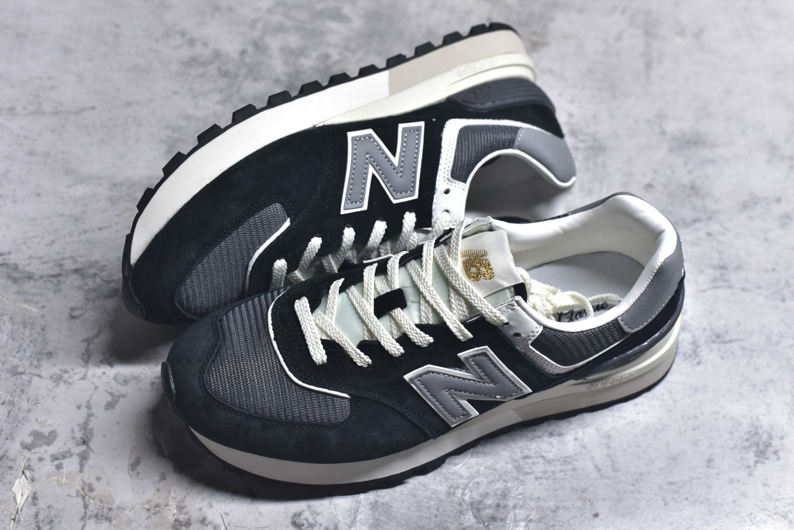 图片[7]-#New Balance NB574 低帮复古休闲慢跑鞋 毛边牛仔面料 ENCAP缓震中底 原盒原标 天猫京东平台专供 早期外围实体充正案例无数，外贸客户指定订单 前后掌分段组合大底 内置科技软底 缓震效果极佳 货号：U574LGG1 尺码：36-45-选品中心