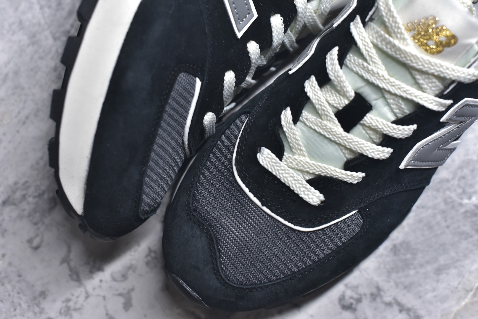 图片[8]-#New Balance NB574 低帮复古休闲慢跑鞋 毛边牛仔面料 ENCAP缓震中底 原盒原标 天猫京东平台专供 早期外围实体充正案例无数，外贸客户指定订单 前后掌分段组合大底 内置科技软底 缓震效果极佳 货号：U574LGG1 尺码：36-45-选品中心