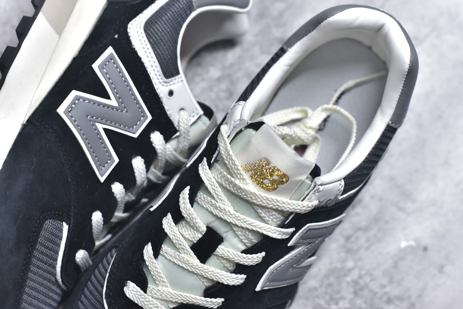 图片[9]-#New Balance NB574 低帮复古休闲慢跑鞋 毛边牛仔面料 ENCAP缓震中底 原盒原标 天猫京东平台专供 早期外围实体充正案例无数，外贸客户指定订单 前后掌分段组合大底 内置科技软底 缓震效果极佳 货号：U574LGG1 尺码：36-45-选品中心