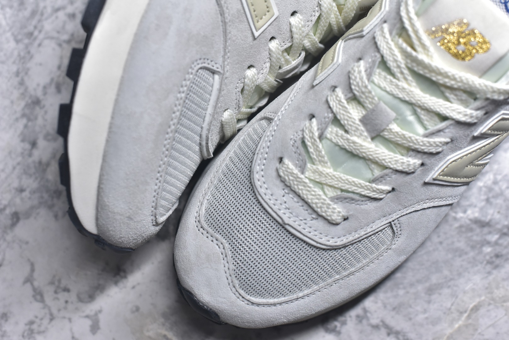 图片[8]-#New Balance NB574 低帮复古休闲慢跑鞋 毛边牛仔面料 ENCAP缓震中底 原盒原标 天猫京东平台专供 早期外围实体充正案例无数，外贸客户指定订单 前后掌分段组合大底 内置科技软底 缓震效果极佳 货号：U574LGE1 尺码：36-45-选品中心