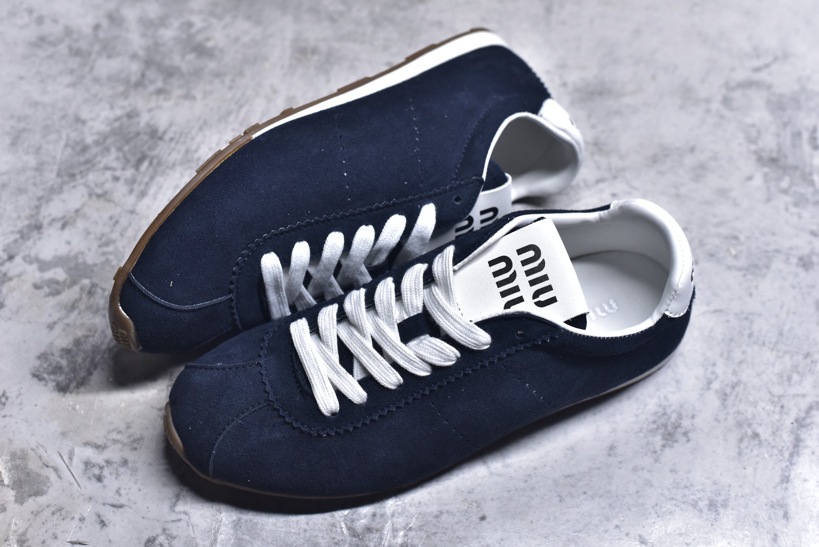 图片[7]-#缪缪MIU MIU CALZATURE DONNA科技织物 圆头系带 运动低帮休闲鞋 尺码： 36 37 38 39 40 41 42 43 44 45-选品中心