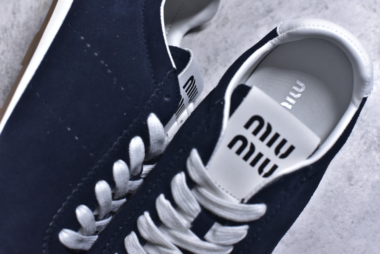 图片[9]-#缪缪MIU MIU CALZATURE DONNA科技织物 圆头系带 运动低帮休闲鞋 尺码： 36 37 38 39 40 41 42 43 44 45-选品中心