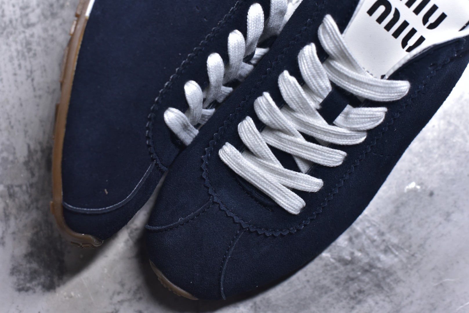 图片[8]-#缪缪MIU MIU CALZATURE DONNA科技织物 圆头系带 运动低帮休闲鞋 尺码： 36 37 38 39 40 41 42 43 44 45-选品中心