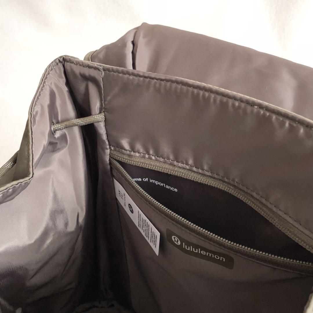 军绿色】lululemon Drawstring 最新款水桶背包 6
